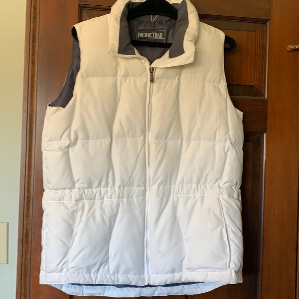 White Down Vest